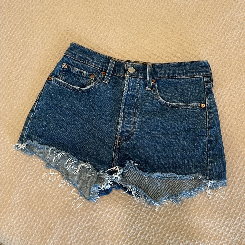 Levi’s 501 high rise indigo Denim Blue Women's Shorts